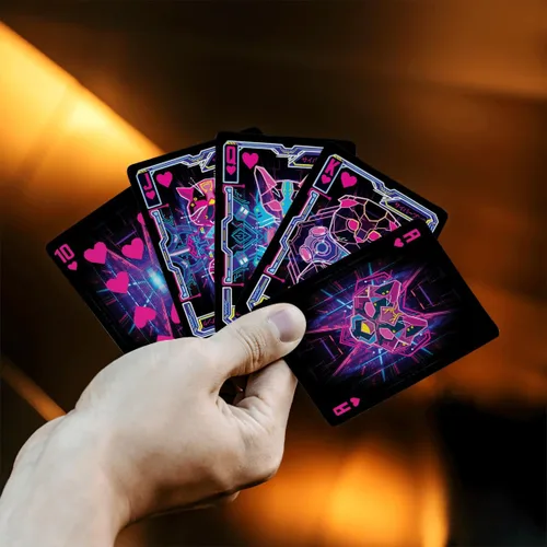 Vista 4 de 99FOX Cartas de juego de gatos para adultos, adolescentes, hombres, amigos, baraja genial