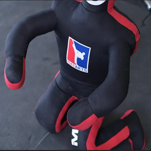 Vista 3 de MMA Grappling Punching Maniquí en posición sentada para niños y adultos – Deportes de combate BJJ Jiu Jitsu Judo Karate Taekwondo Wrestling Buddies