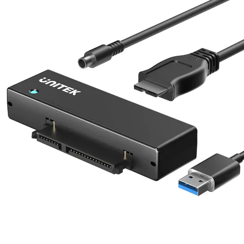 Vista 12 de Unitek Carcasa para disco duro dual M.2 y SATA dual 4 en 1, estación de acoplamiento USB-C de 4 bahías para 2X NVMe PCIe y 2 unidades de disco duro
