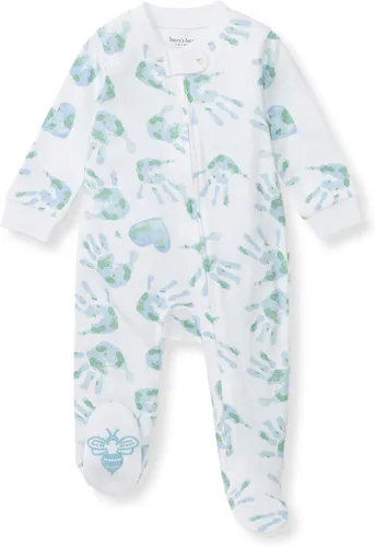 Vista 167 de Burt's Bees Baby - Pijama de una pieza para bebé, mameluco para dormir y jugar, algodón 100% orgánico, cremallera frontal