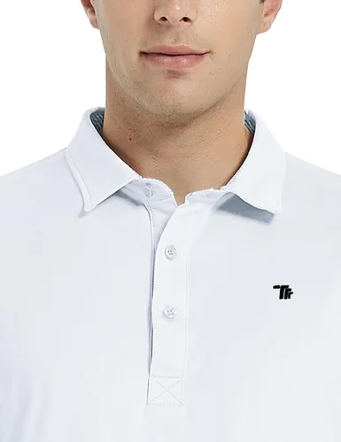 Vista 6 de MoFiz Men's Long Sleeve Shirts Quarter Zip Pullover Men's Polo Shirts Quick Dry