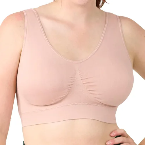 Vista 85 de Coobie Brasier sin costuras de cobertura completa para mujer con acolchado extraíble para mayor comodidad