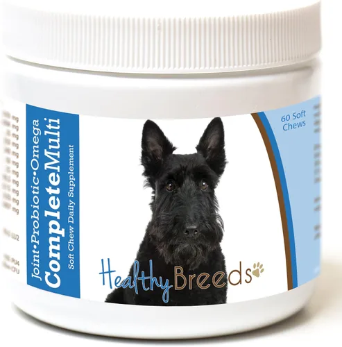 Vista 175 de Healthy Breeds Affenpinscher todo en uno multivitamínico suave masticable 60