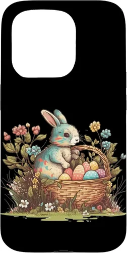 Vista 14 de Happy Easter Day Easter Bunny Happy Easter Egg Basket Case for iPhone 17