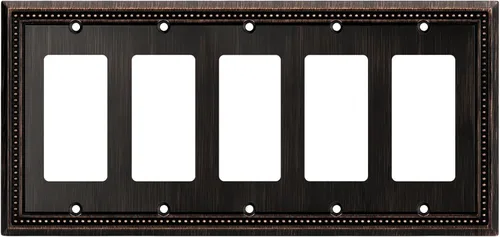 Vista 76 de Henne Bery Sunken Pearls Placa de Pared Decorativa de Servicio Pesado Placa de Interruptor Cubierta de Tomacorriente
