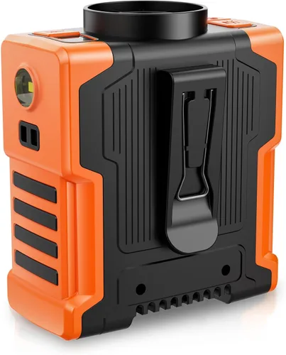 Vista 8 de EasyAcc - Ventilador de cintura portátil, ventilador personal portátil 5 en 1 con LED y ventilador de cuello de 10000 mAh y ventilador