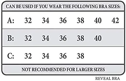Vista 4 de Braza Reveal Sujetador 5, 10 o 15 pares, autoadhesivo, desechable, sin tirantes, talla única, para A, B, C Cup, talla única