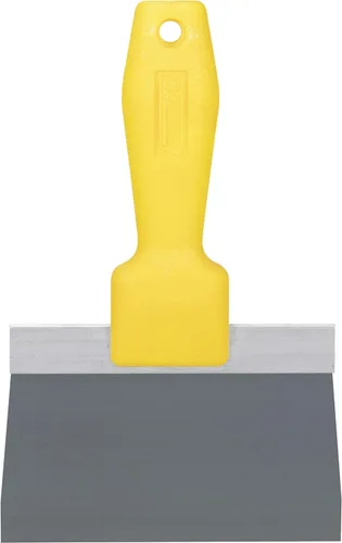 Vista 5 de WAL-BOARD TOOLS Cuchillo de cinta para paneles de yeso, acero azul de 6 pulgadas, ensamblado en Estados Unidos Yellow plastic handle taping knife
