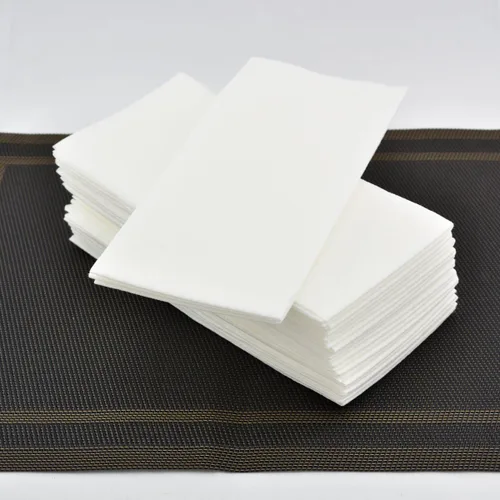 Vista 7 de Gmark Linen-Feel - Toallas de mano de papel de primera calidad, toallas de mano desechables blancas (50 unidades/fila, total 200 piezas)