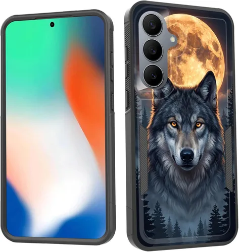 Vista 30 de Funda para Galaxy S26 FE, doble capa, protección contra caídas de grado militar de 10 pies, antideslizante, resistente a prueba de golpes, para Cruz