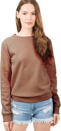 Vista 10 de Design by Olivia Sudadera básica suave y cómoda de cuello redondo para mujer, ropa de otoño