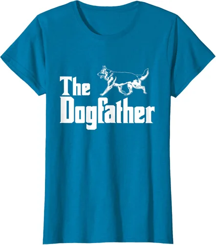Vista 61 de The Dogfather Pastor Alemán - Camiseta de regalo divertida, Negro, S