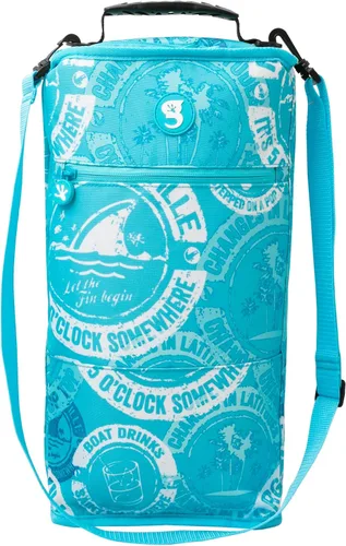 Vista 29 de geckobrands Verticool Cooler - Bolsa térmica suave portátil aislada con correa ajustable para el hombro, capacidad para 9 latas o 2 botellas
