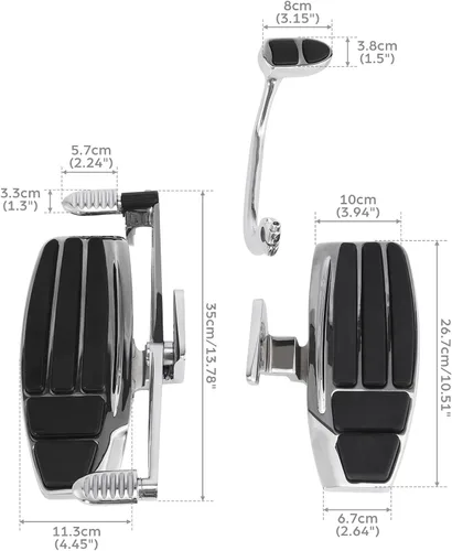 Vista 9 de Kit de tabla de suelo para Honda Goldwing GL1800 y F6B 2001-2017 Valkyria 2001-2017 (reemplazo número de pieza: 4038)