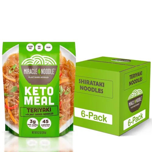 Vista 17 de Miracle Noodle Angel Hair Pasta - Fideos Shirataki a base de plantas, fideos Konjac, vegana, sin gluten, pasta baja en carbohidratos, paleo, fideos