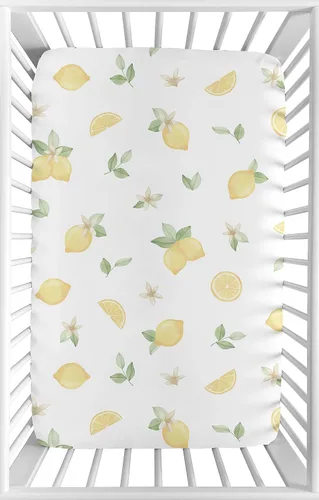 Vista 14 de Sweet Jojo Designs Sábana bajera para cuna de bebé 100% algodón (hojas florales bohemias) para niñas y niños, guardería infantil, habitación