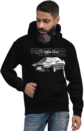 Vista 3 de Sudadera con capucha unisex JDM Legend Car R32 Skyline Japanese Tuning