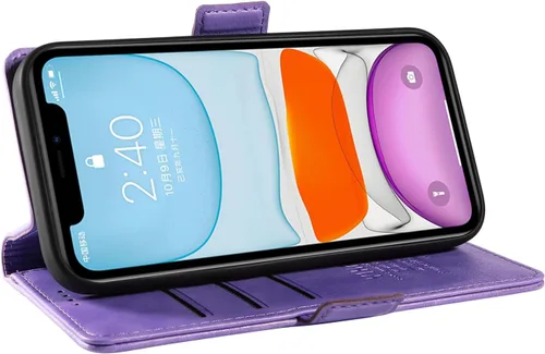 Vista 2 de Compatible with Xiaomi Poco X3 GT 5G Case,PU Leather Card Holder,Compatible with Redmi Note 10 Pro (China) 5G Magnetic Closure Flip Stand Wallet