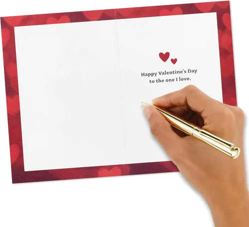 Vista 6 de Hallmark Tarjetas del día de San Valentín (12 diseños únicos con sobres) para niños, pareja romántica, amigos, familia, cuidador