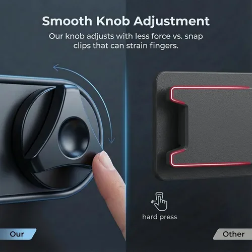 Vista 6 de Paquete de 2 soportes de conexión magnéticos universales compatibles con todos los monitores de computadora, herramienta de alineación de monitores