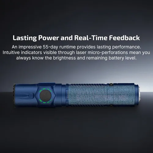 Vista 5 de OLIGHT Warrior Ultra 2500 lúmenes - Linterna táctica recargable de luz brillante con doble interruptor compacto y sensor de proximidad, adecuada