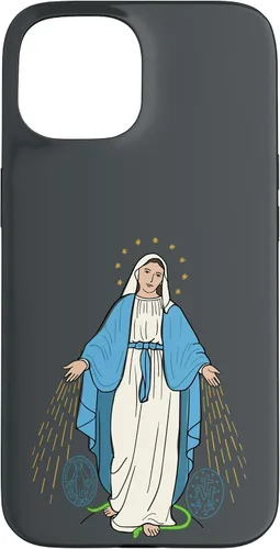 Vista 6 de Nuestra Señora de Gracia - Funda Milagrosa Virgen de la Medalla para iPhone 17