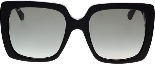 Vista 2 de Gucci Lentes de sol cuadrados de acetato para mujer negrogris talla única