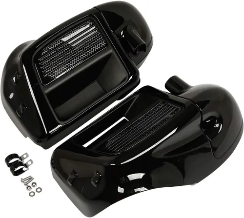 Vista 10 de TCT-MOTORPARTS Carenaduras inferiores ventiladas con caja de altavoces de 6 1/2" para Harley Touring Road King Street Electra Glide Road Glide Ultra