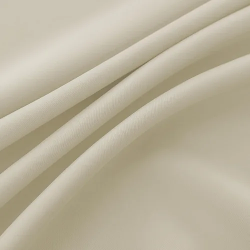 Vista 5 de MUMFAS - Cortina de Pliegue con Enganche, Crema Beige, 52" de ancho x 63" de largo, 50% Opaca, Aislamiento Térmico, Cortina de Puerta de Patio