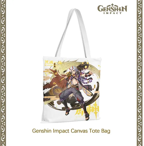 Vista 4 de LimuToy Genshin Impact Box Incluye caja ciega de figuras de impacto Genshin, bolsa de lona, bandera, figura de soporte, alfombrilla de mouse
