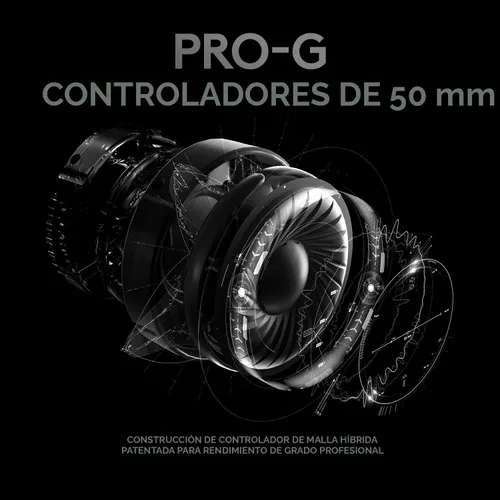 Vista 6 de Logitech G Pro X - Auriculares de diadema para videojuegos, con tecnología de voz azul, color negro