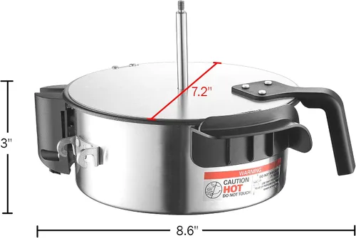 Vista 2 de Caldera de repuesto de 4 onzas para máquinas de palomitas de maíz de 4 onzas, 480 W, para uso con Great Northern Popcorn Company