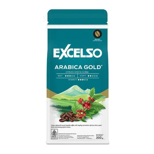 Vista 2 de Excelso Oro arábica, granos de café, 7.05 oz (paquete de 4)