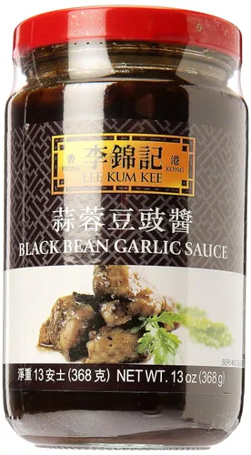Vista 7 de Lee Kum Kee Salsa de Ajo y Frijoles Negros (13 oz - 1 paquete), Aromática y Sabrosa - Perfecta para Marinadas, Estofado, Salsas para Mojar, Salteado