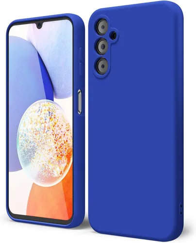 Vista 90 de oakxco Funda para teléfono Samsung Galaxy A12 con agarre de silicona líquida, linda delgada fina suave cubierta de gel de goma TPU lisa para mujeres