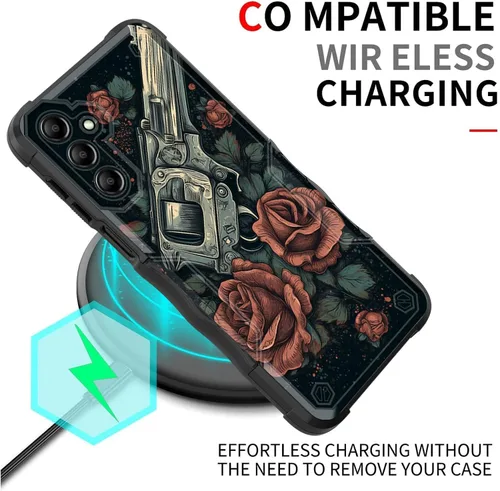 Vista 85 de Funda para Galaxy A14 5G, [Doble Capa][Protección contra Caídas de Grado Militar de 10 Pies] [Antideslizante] Funda Resistente a Prueba de Golpes