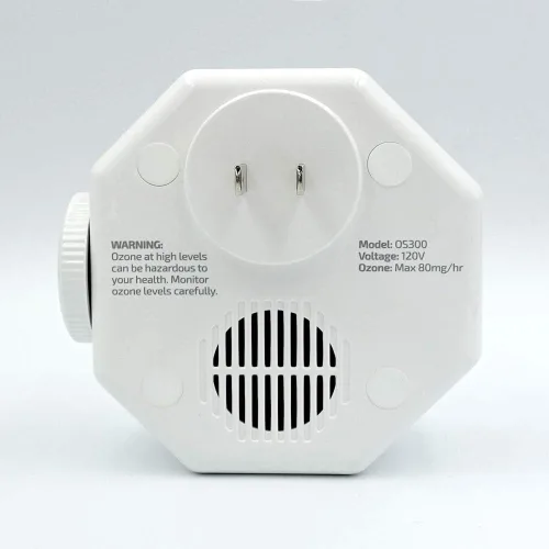 Vista 3 de OdorStop OS300-12 Mini generador de ozono purificador de aire ionizador para desodorizar y purificar áreas pequeñas, paquete de 12