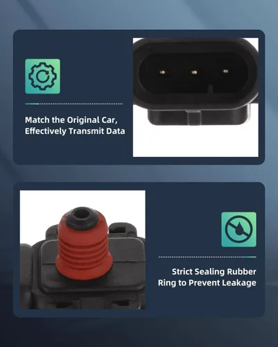 Vista 3 de SCITOO Sensor de presión absoluta colector AS59 2PCS apto para 2006 para Buick Allure 2005 para Buick Lacrosse
