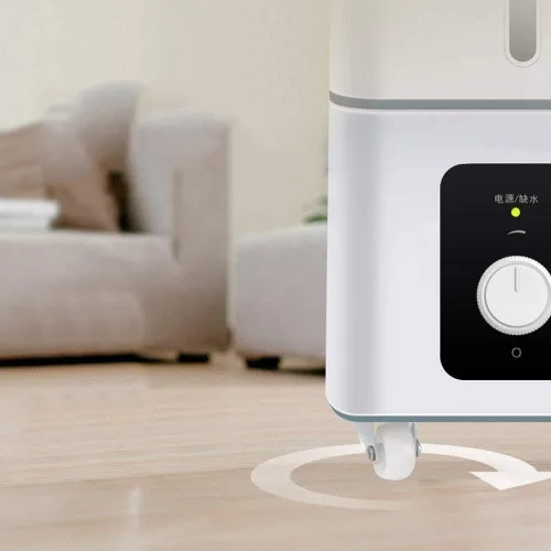 Vista 2 de Humidificador de niebla fría, humidificadores de aire ultrasónicos para dormitorio, bebé, hogar, humidificador grande de llenado superior de 15L