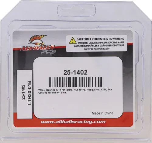 Vista 3 de All Balls Racing 25-1402 Kit de juntas de rodamiento de rueda compatible con/reemplazo para Beta Husaberg KTM