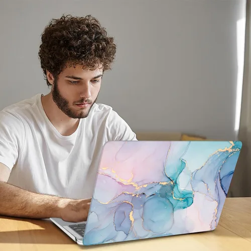 Vista 7 de B BELK - Funda compatible con MacBook Air de 13 pulgadas con chip M1 2021 2020 2019 2018 A2337 A2179 A1932, Plastic Hard Shell for MacBook Air
