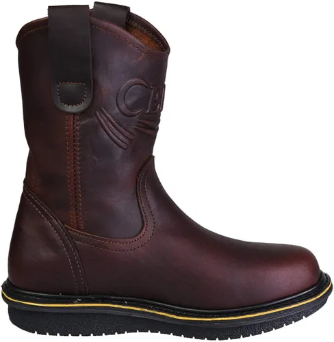 Vista 2 de CEBU Botas cómodas para hombre Hechas a mano Suela de alta tracción Resistente Para trabajos profesionales 8.5 US Marrón, Marrón, 8,5 ancho