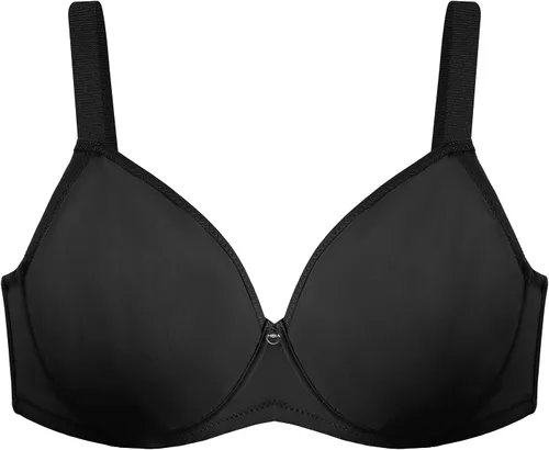 Vista 7 de HSIA Minimizer Bras for Women Full Coverage, Plus Size T-Shirt Bra Unlined Bra with Underwire