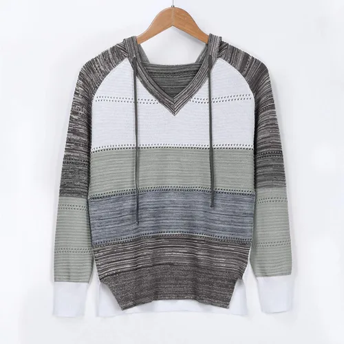 Vista 2 de Womens Crew Neck Sweater Batwing Long Sleeve Asymmetric 2023 Casual Plus Size Ribbed Hem Pullover Shirt Jumper Tops
