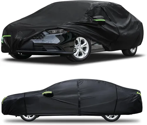 Vista 20 de Funda de auto para Tesla Model 3 2017-2026, 6 capas de cubierta impermeable para todo tipo de clima, cubierta exterior completa para exteriores