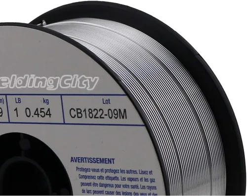 Vista 2 de WeldingCity ER4043 Alambre de soldadura MIG de aluminio 1-Lb carrete 0.030" (0.8mm)
