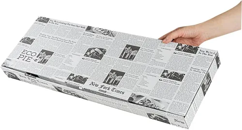 Vista 66 de Restaurantware - Cajas para pizza, 50 unidades, 14 x 7 x 1.5 pulgadas, embalaje de papel de cartón corrugado con bloqueo de pestañas, resistente a