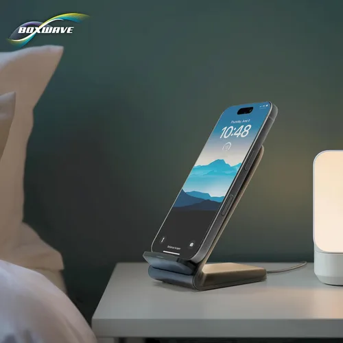 Vista 9 de BoxWave Cargador compatible con Samsung Galaxy S10e - Soporte inalámbrico de carga rápida (10W), sin cable, sin problema, carga tu teléfono