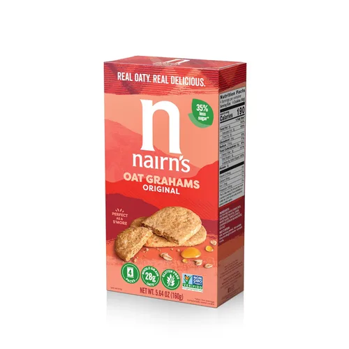 Vista 14 de Nairn's Galletas de desayuno de arándanos y frambuesas sin gluten, 5.64 onzas, aperitivo perfecto para llevar, saludable, sabroso, alto en fibra