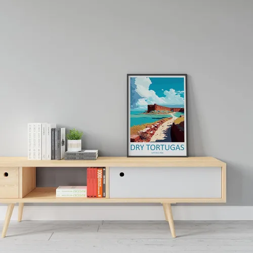 Vista 4 de Dry Tortugas National Park Travel Print Wall Art Dry Tortugas National Park Wall Hanging Home Décor Dry Tortugas National Park Art #2